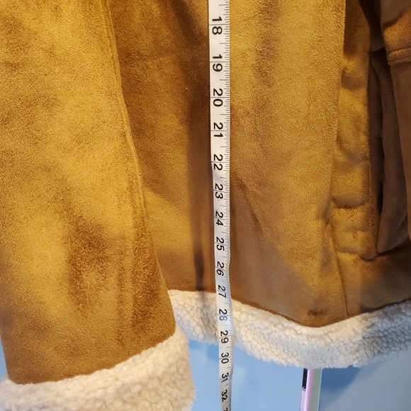 Old Navy Xxl Tall Tan Sherpa Lined Jacket - Picture 16 of 16